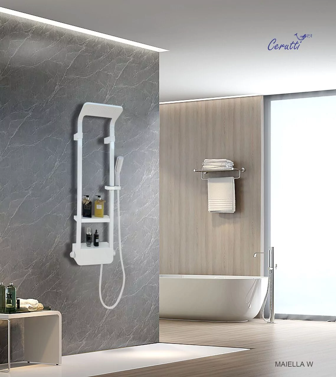 картинка Панель душевая Cerutti SPA MAIELLA W CT8984 