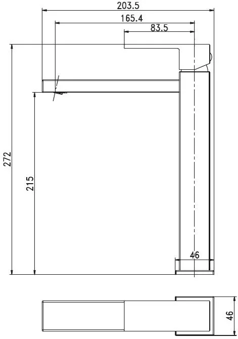 картинка Смеситель для раковины Aquanet Blanco AF420-11W 