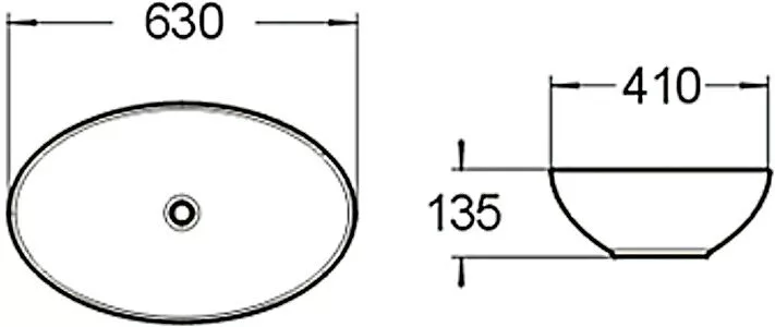 картинка Раковина керамическая SantiLine SL-1019 