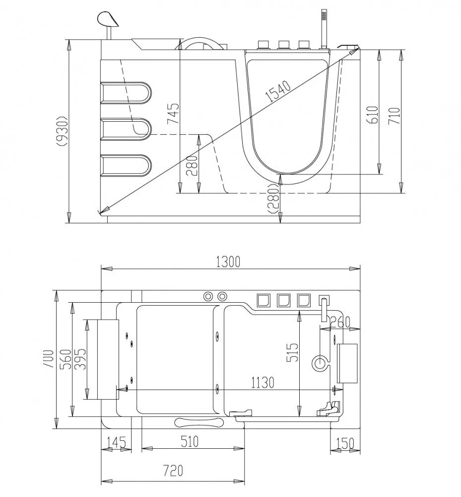 картинка Акриловая ванна Abber AB9000 B R 