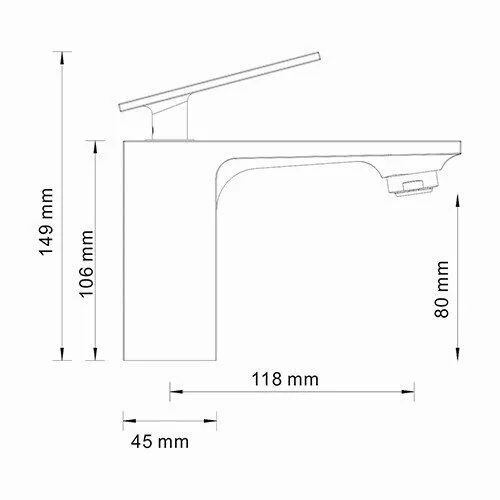 картинка Смеситель для умывальника WasserKRAFT Alme 1503 