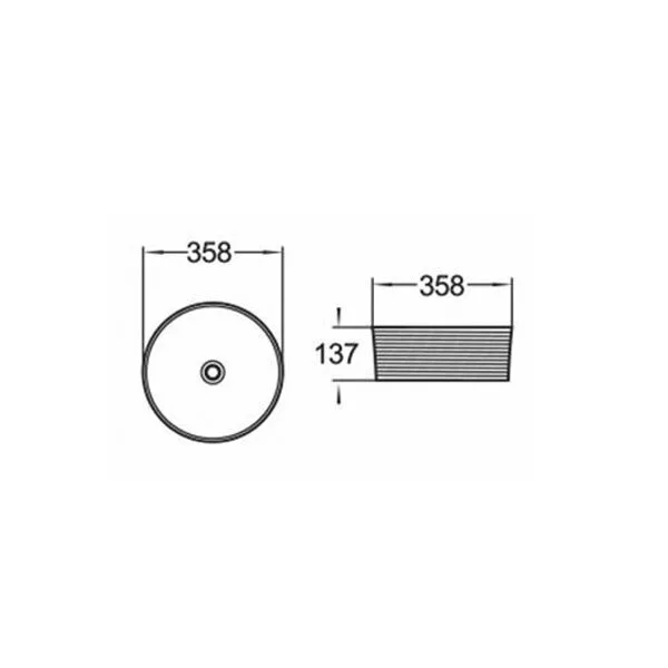 картинка Раковина Comforty 103 MB черная матовая 