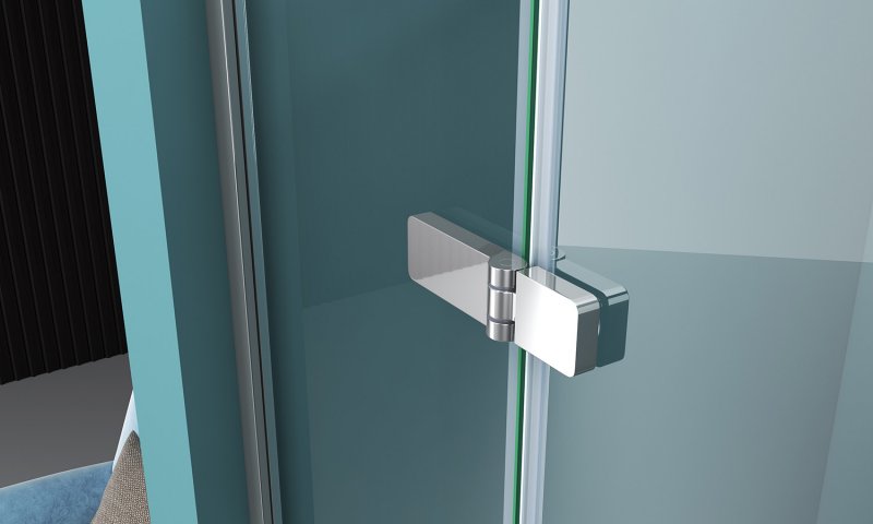 фото Душевая дверь BelBagno KRAFT-B-12-60/20-C-Cr-L 