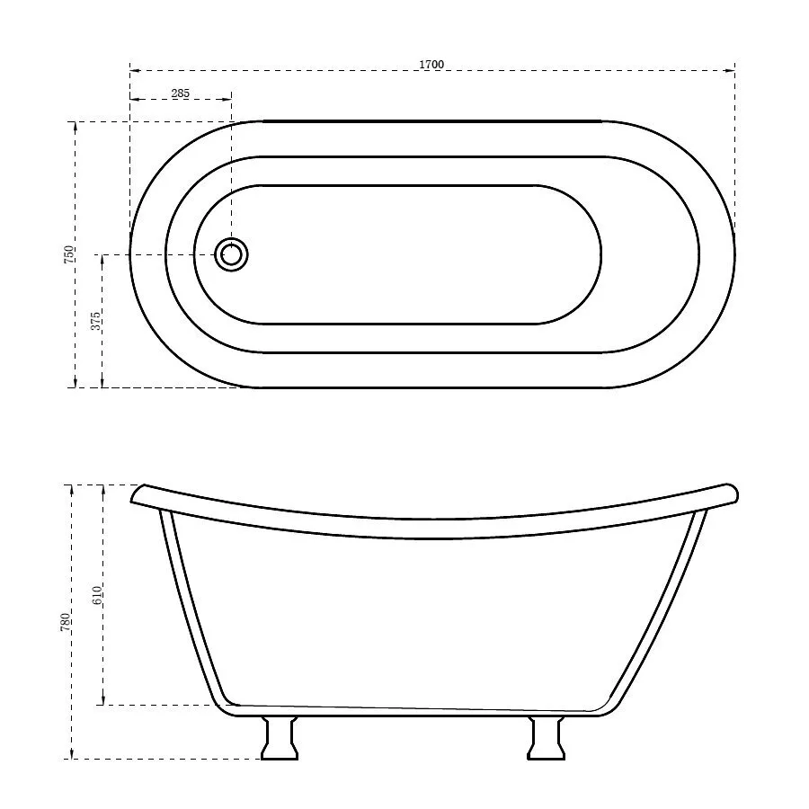 картинка Акриловая ванна Abber AB9293 