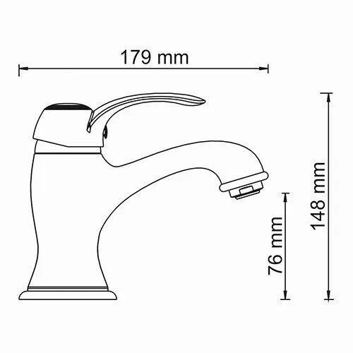 картинка Смеситель для умывальника WasserKRAFT Isar 1303 