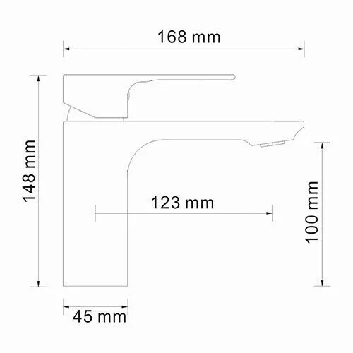 картинка Смеситель для умывальника WasserKRAFT Dinkel 5803 