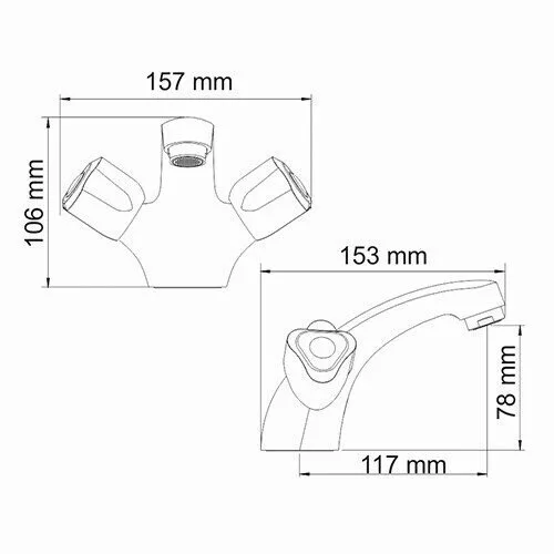 картинка Смеситель для раковины WasserKRAFT Amper 2903 