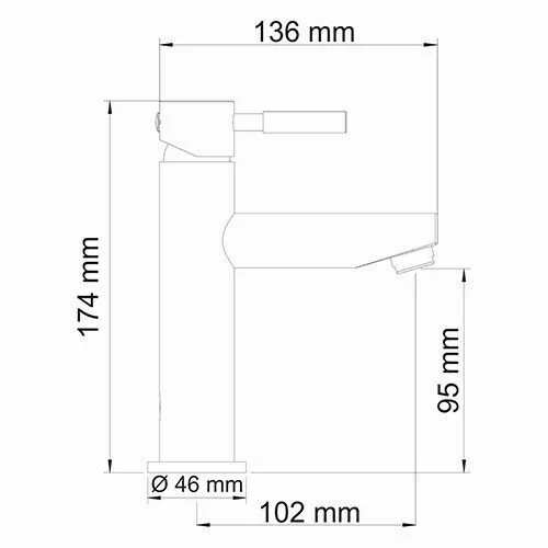 картинка Смеситель для умывальника WasserKRAFT Main 4104 