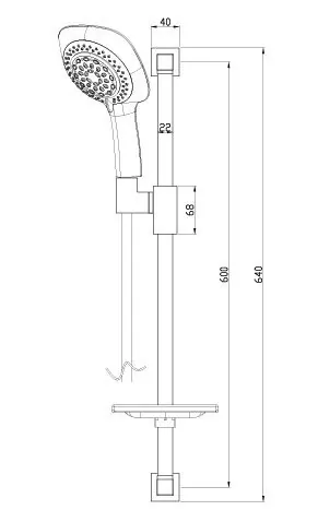 картинка Душевой гарнитур Lemark LM8068C 