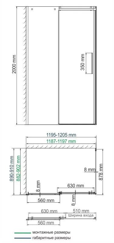 фото Душевой уголок WasserKRAFT Alme 15R07 