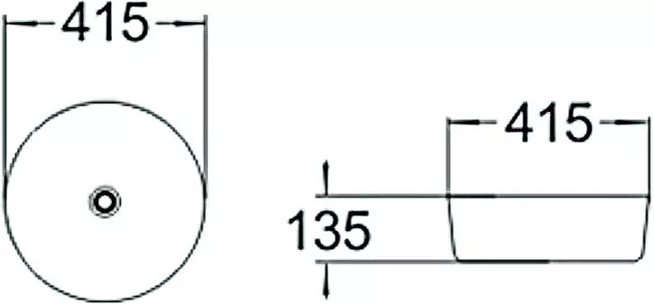 картинка Раковина керамическая SantiLine SL-1054 