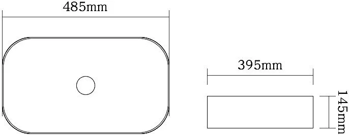 картинка Раковина керамическая SantiLine SL-1105MB 