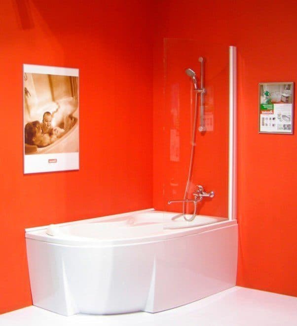 картинка Акриловая ванна Ravak Rosa II R 170 см с ножками CY55000000 