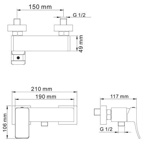 картинка Смеситель для душа WasserKRAFT Aller 1062 