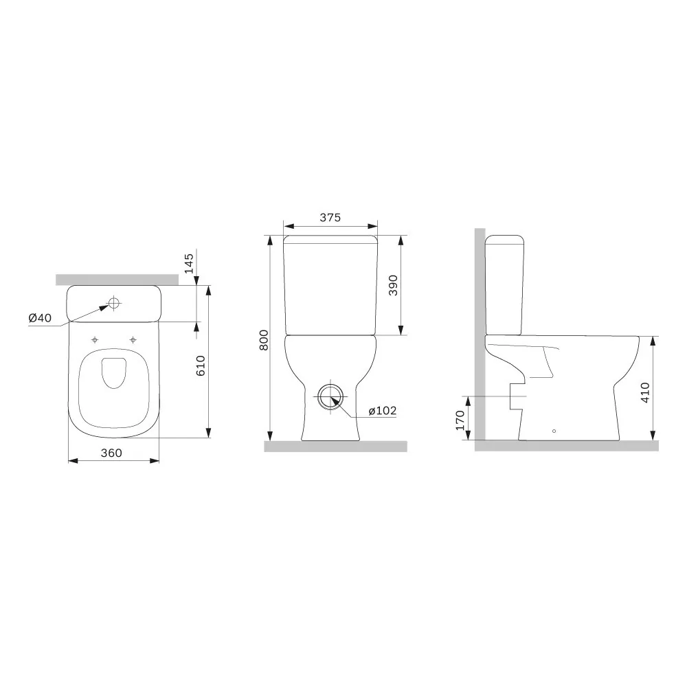 картинка Унитаз-компакт AM.PM Sunny C85C8601SC Aquaspin с сиденьем микролифт 