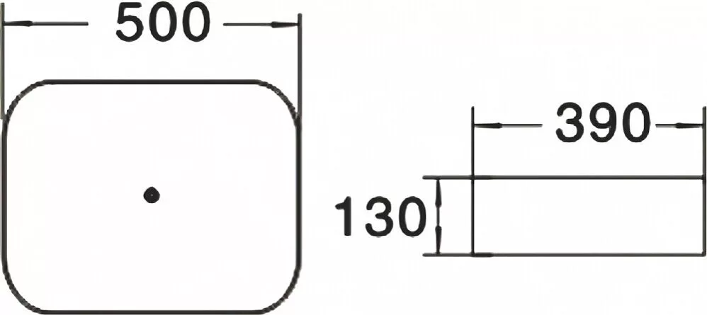 картинка Раковина керамическая SantiLine SL-1051MR 