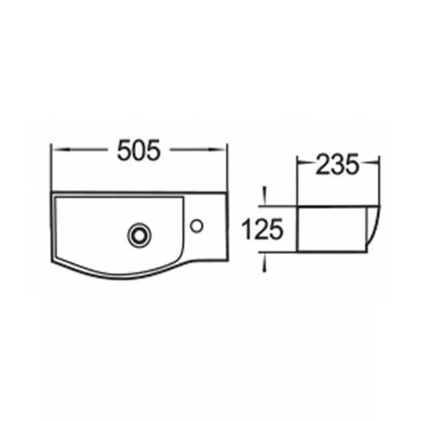 картинка Раковина Comforty 7947CL 