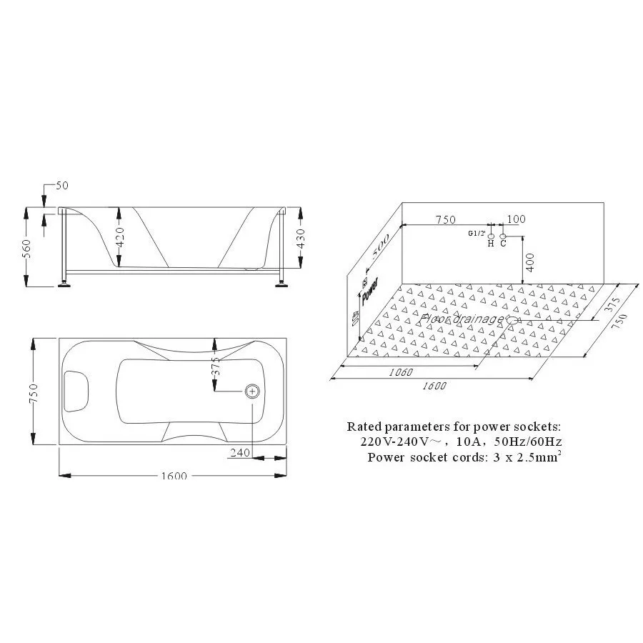 картинка Акриловая ванна SSWW JL501 