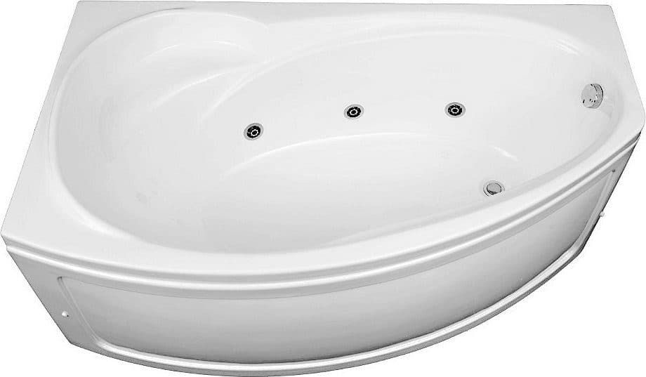 картинка Акриловая ванна Aquanet Jersey 170x100 L с каркасом 