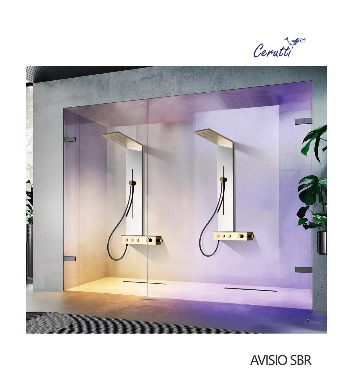 картинка Панель душевая Cerutti SPA AVISIO SBr CT9658 