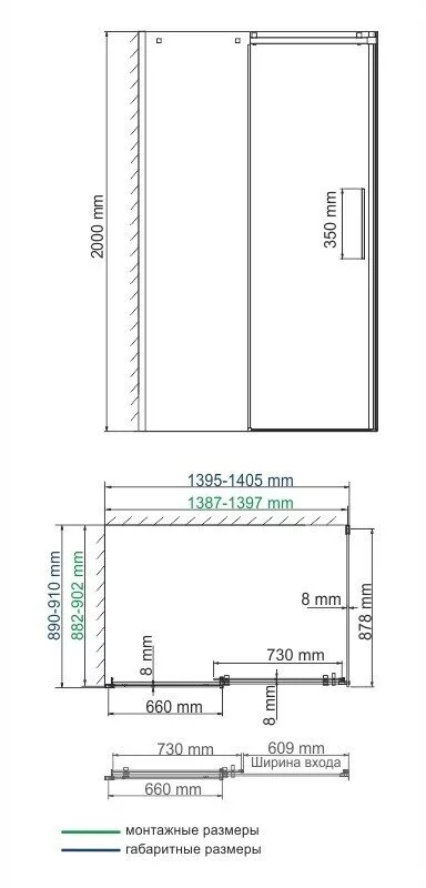 фото Душевой уголок WasserKRAFT Alme 15R36 