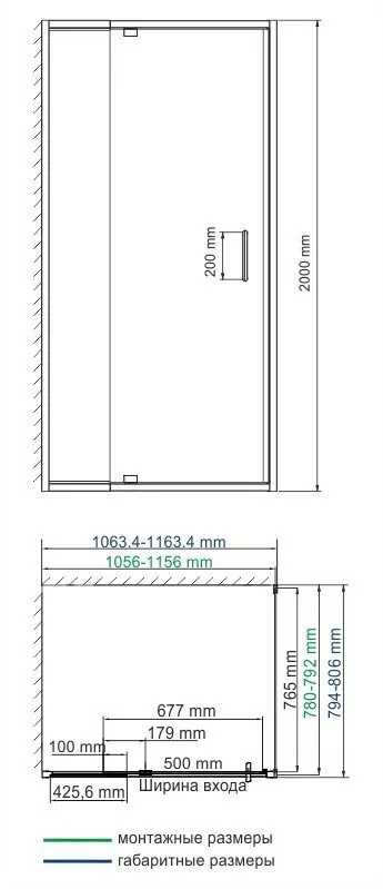 фото Душевой уголок WasserKRAFT  Berkel 48P14 