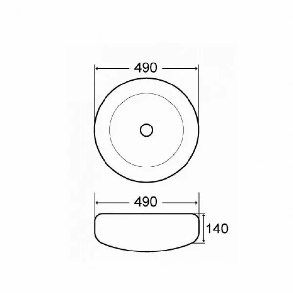 картинка Раковина Comforty 7031ASS серебро 