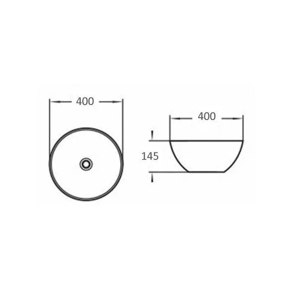 картинка Раковина Comforty J2084 золото 