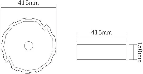 картинка Раковина керамическая SantiLine SL-7016 