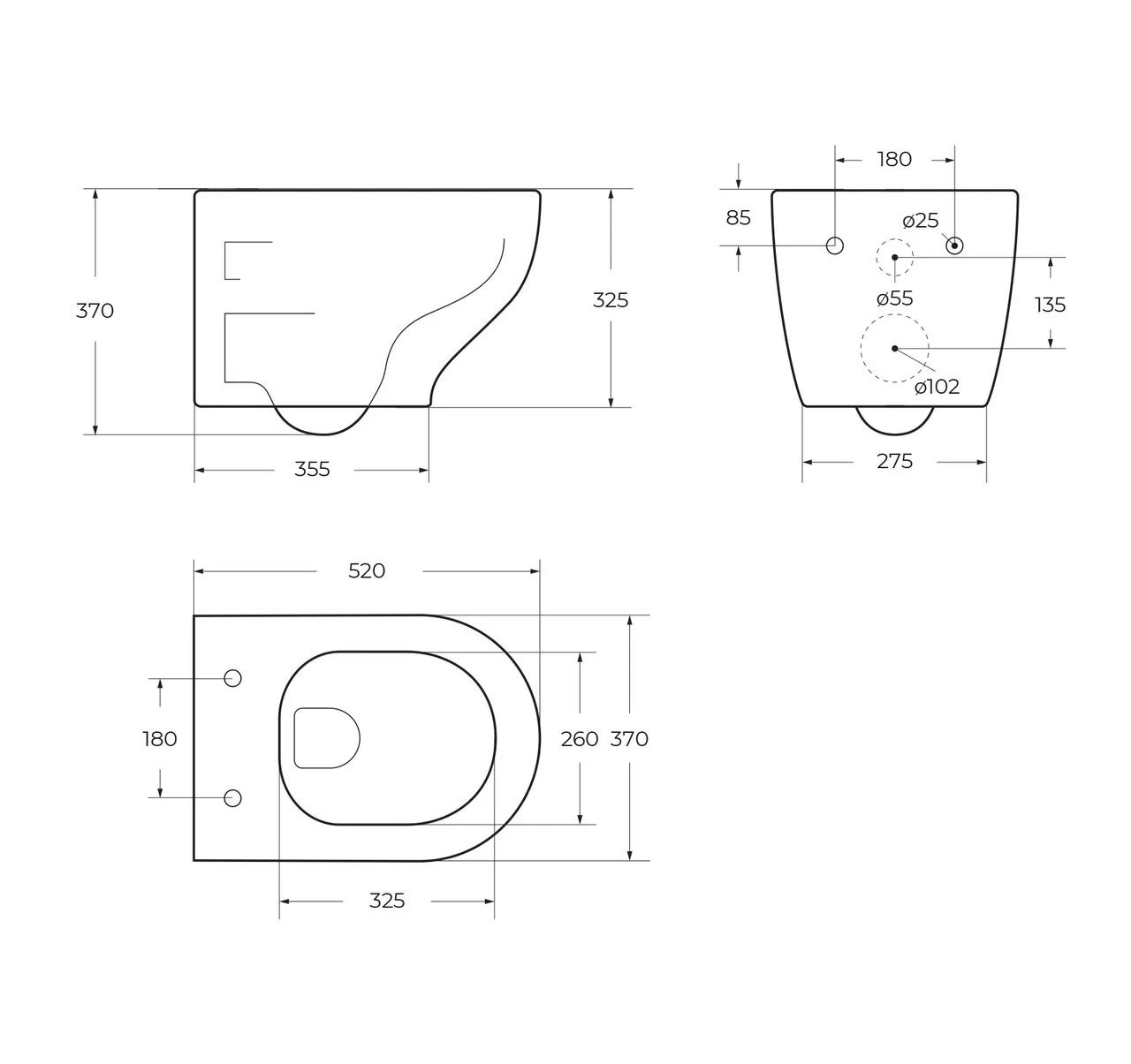 картинка Унитаз подвесной безободковый BelBagno ACQUA BB340CHR/BB2020SC 