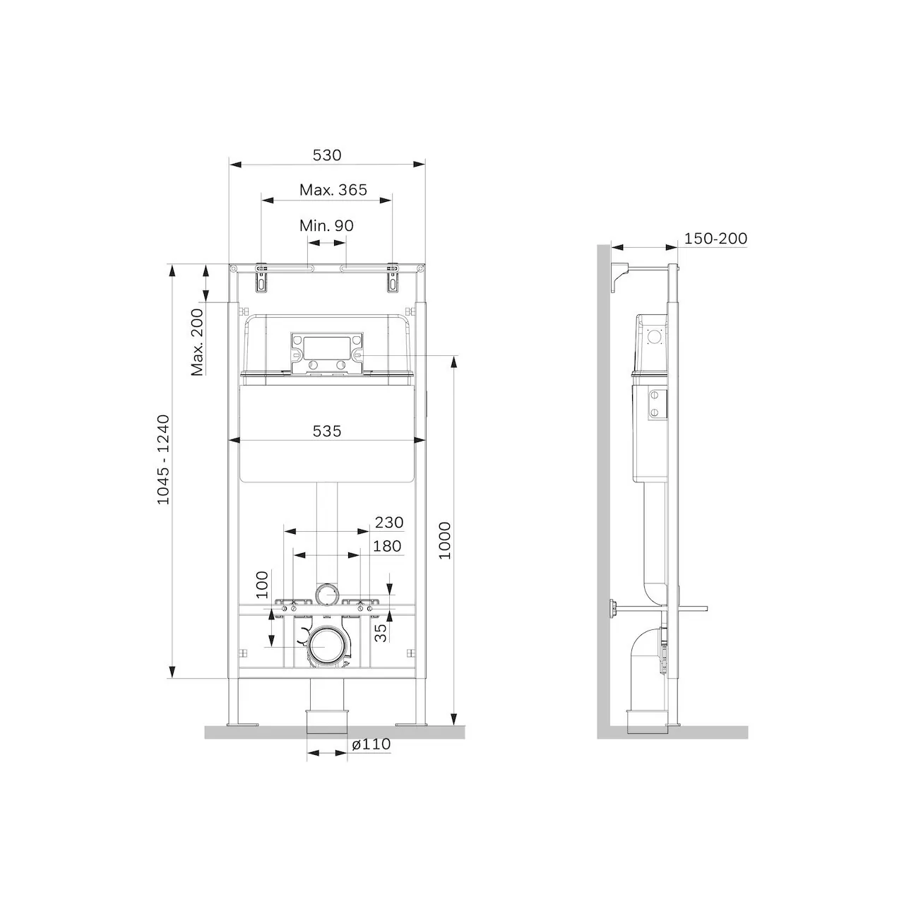 картинка Инсталляция AM.PM MasterFit I012710 для подвесного унитаза 