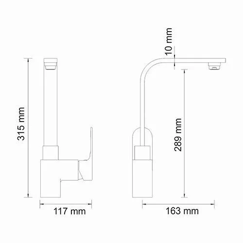 картинка Смеситель для кухни WasserKRAFT Dinkel 5807 