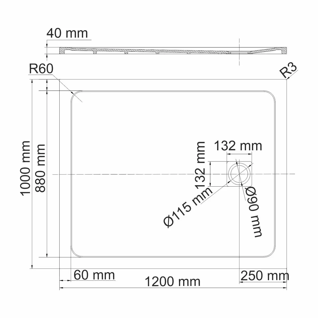 фото Душевой поддон WasserKRAFT 44T10 