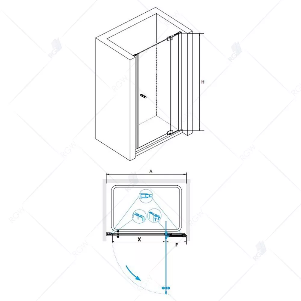 картинка Душевая дверь RGW HO-06 01060665-11 
