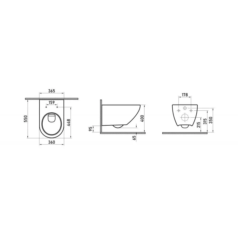 картинка Унитаз подвесной Berges PUMA XL Rimless 082126 