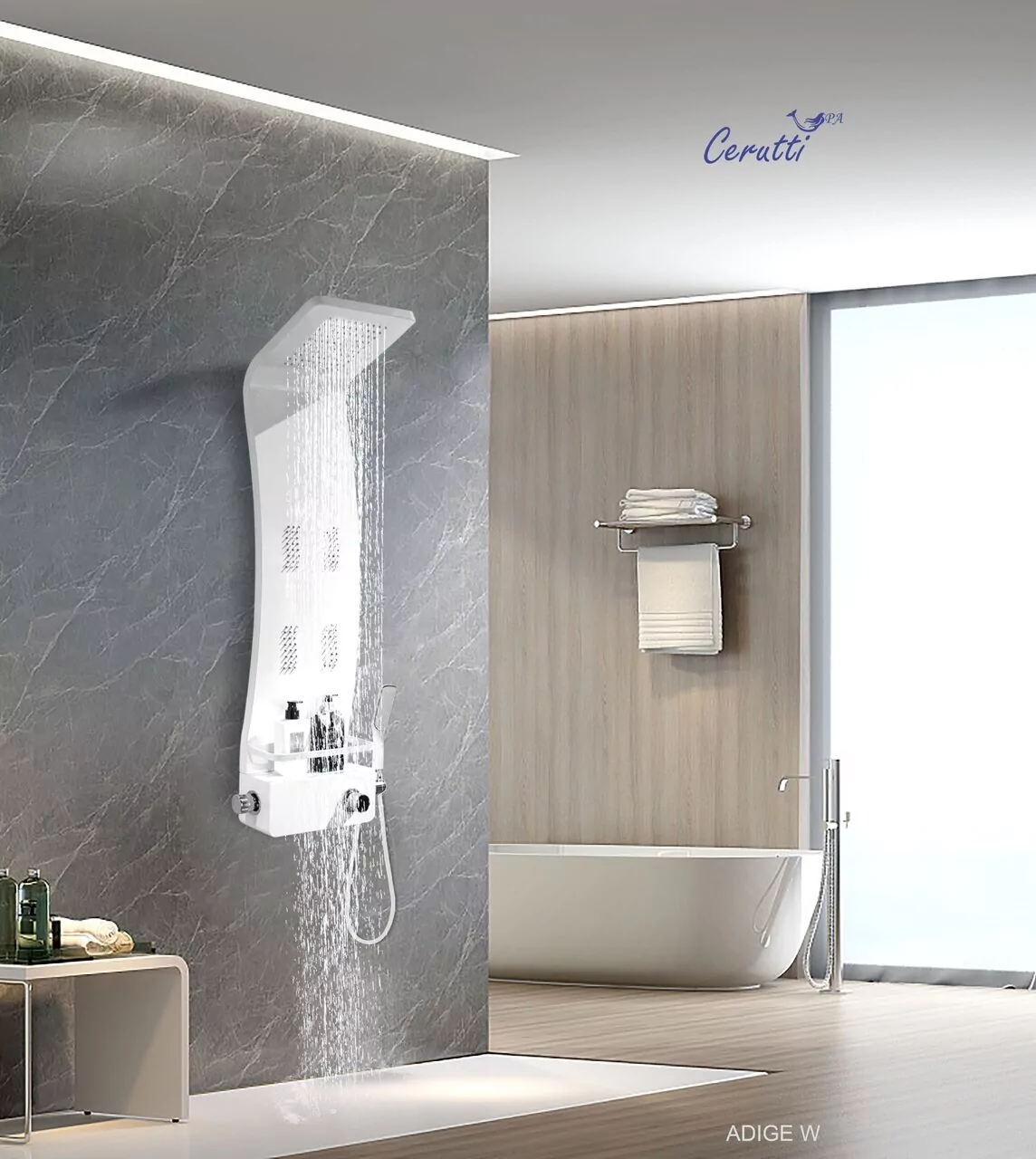 картинка Панель душевая Cerutti SPA ADIGE W CT8979 