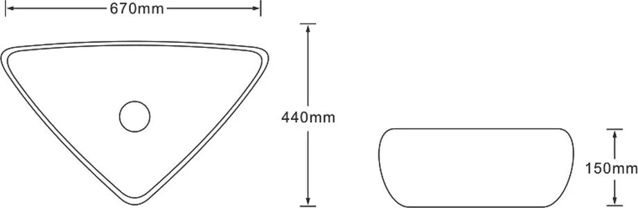 картинка Раковина керамическая SantiLine SL-7031 