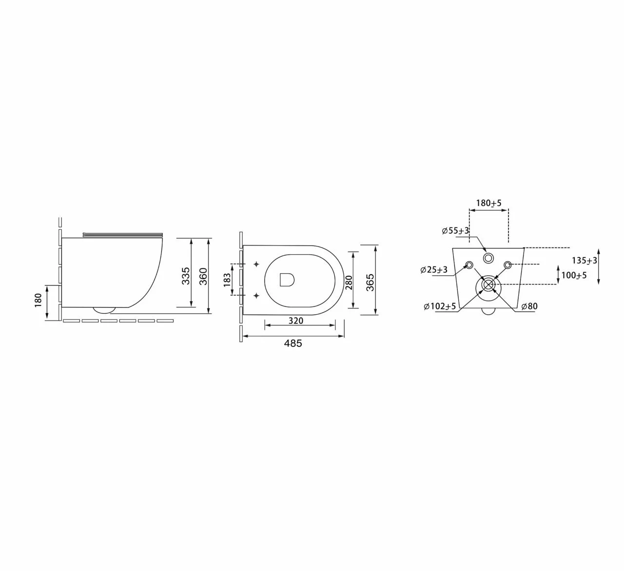 картинка Унитаз подвесной Grossman GR-4455GSMS Color безободковый, хаки матовый 