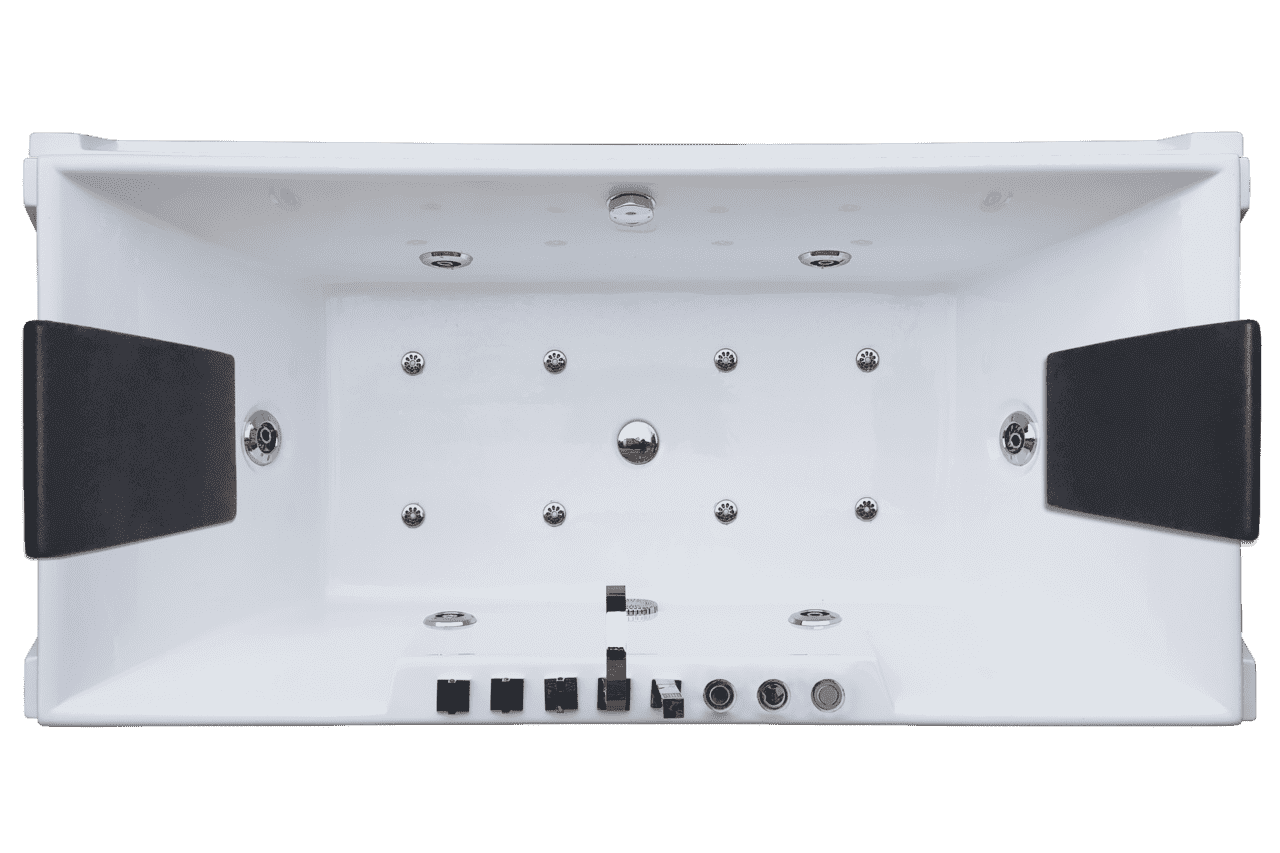 картинка Акриловая ванна Royal Bath Triumph De Luxe 185x87 с гидромассажем 