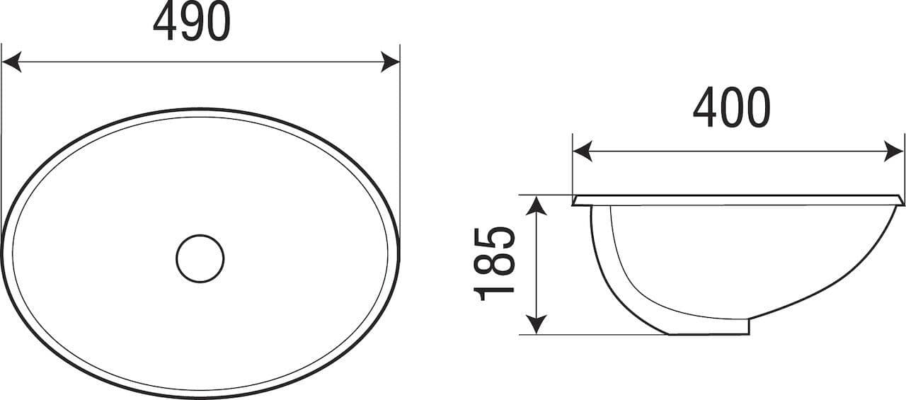 картинка Раковина WeltWasser WW DEILBACH 6016 