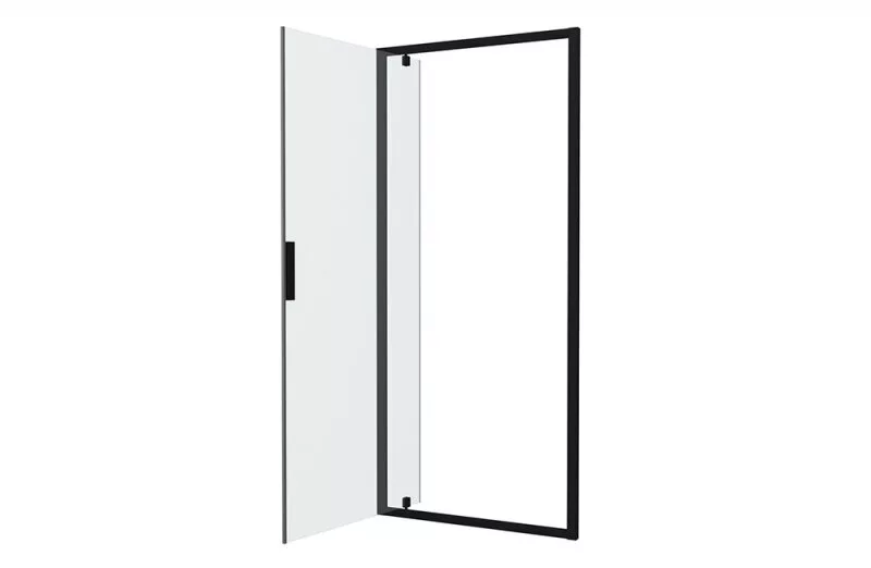 картинка Душевая дверь в нишу BRAVAT BLACKLINE BD100.4111B 