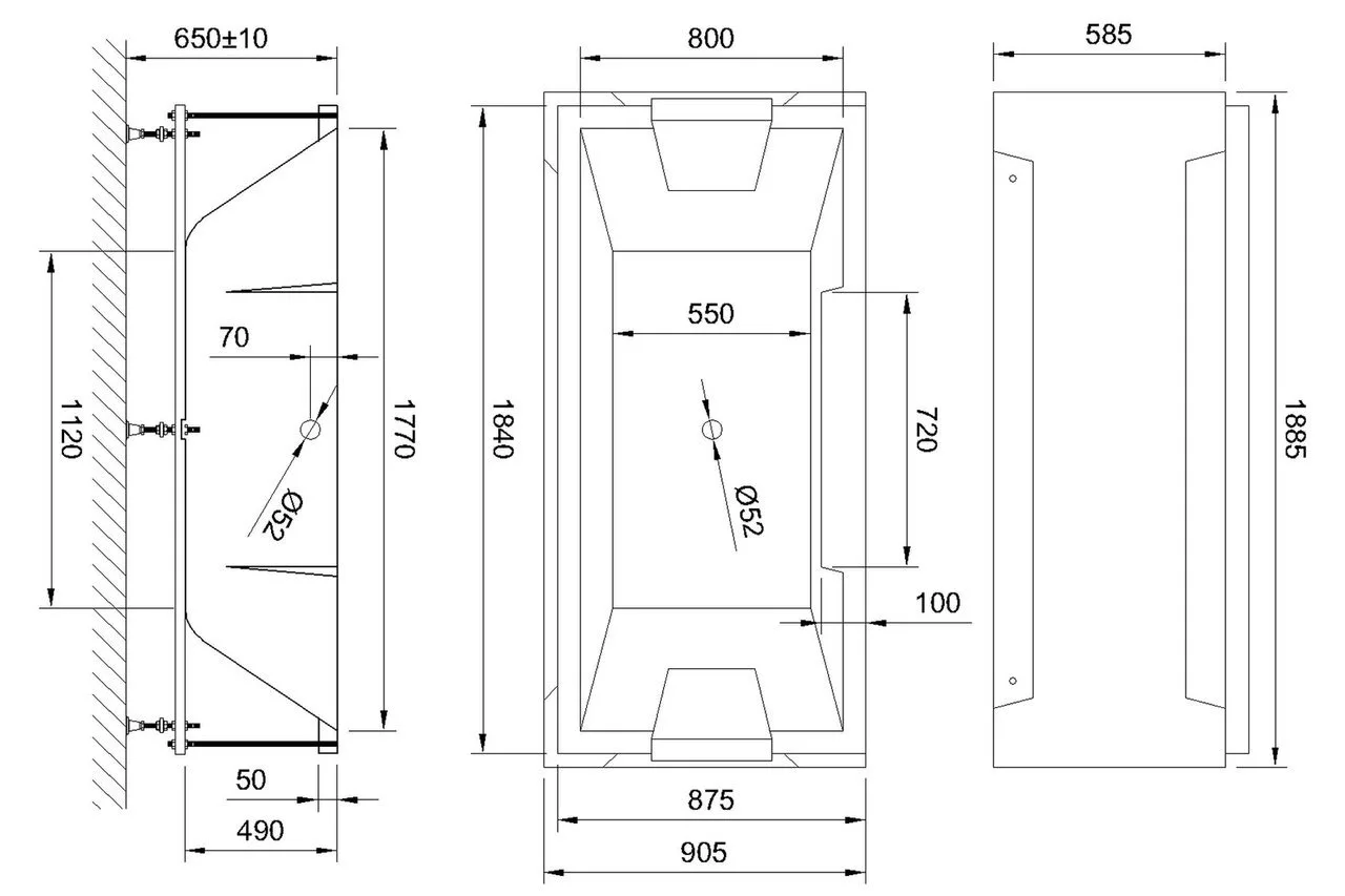 картинка Акриловая ванна Royal Bath Triumph 185x87 в сборе 