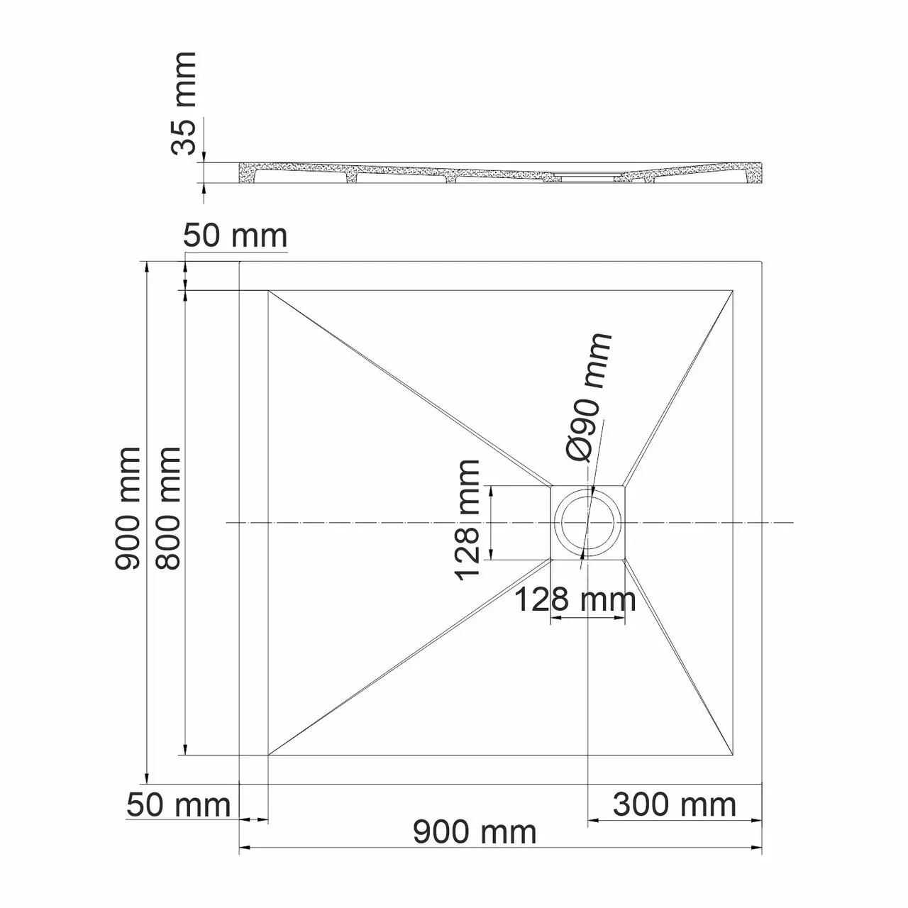 фото Душевой поддон WasserKRAFT 61T03 