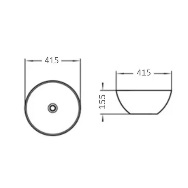 картинка Раковина Comforty 104 MB черная матовая 