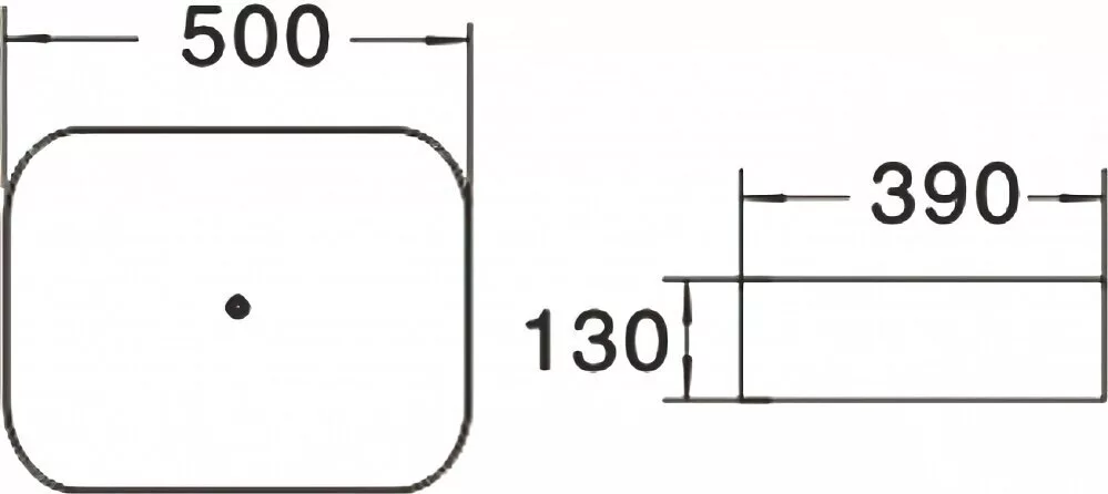 картинка Раковина керамическая SantiLine SL-1051MG 