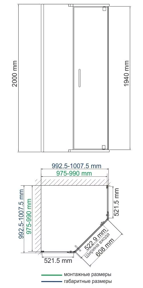 фото Душевой уголок WasserKRAFT Leine 35P38 