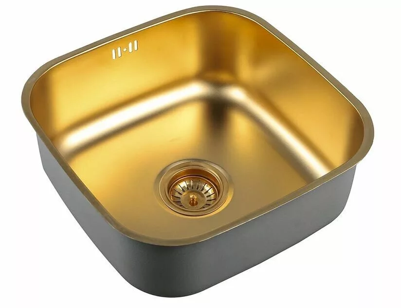 картинка Кухонная мойка ZORG Inox PVD SZR 4040 BRONZE 