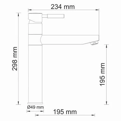 картинка Смеситель для кухни WasserKRAFT Main 4107 