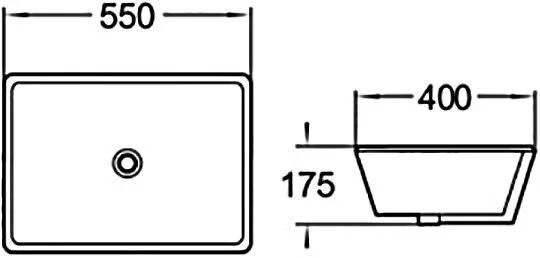 картинка Раковина керамическая SantiLine SL-3004 