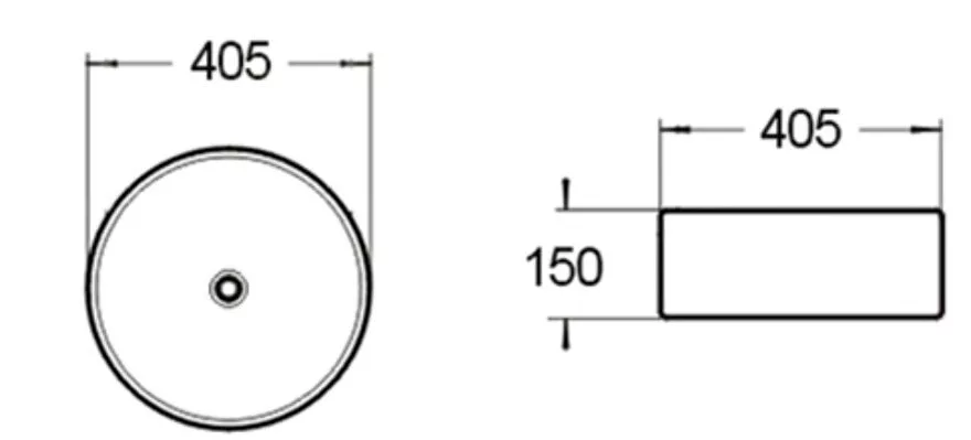 картинка Раковина керамическая SantiLine SL-1056 